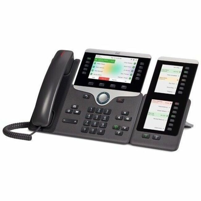 Cisco 8851 IP Phone - Corded - Corded - Bluetooth - Wall Mountable, Desktop, Tabletop - Thumbnail 2