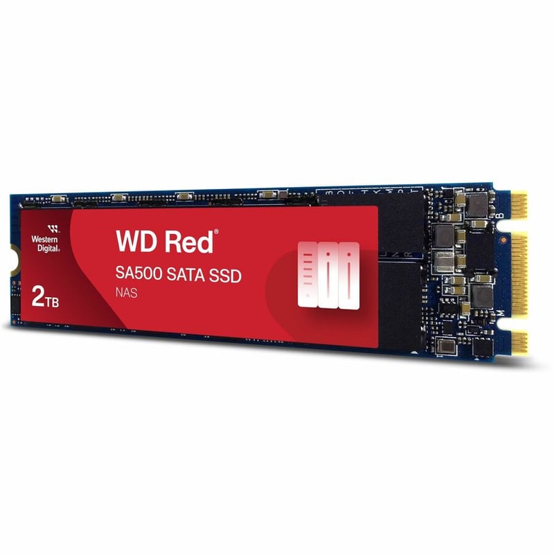 Western Digital Red WDS200T1R0B 2 TB Solid State Drive - M.2 2280 Internal - SATA (SATA/600) - Thumbnail 2