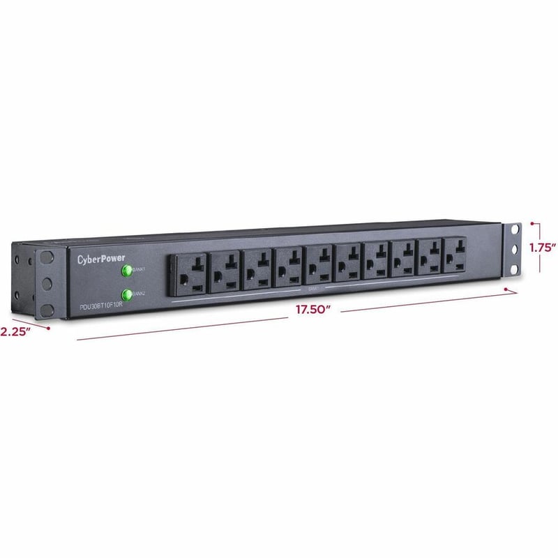 CyberPower PDU30BT10F10R 100 - 125 VAC 30A Basic PDU - Thumbnail 3