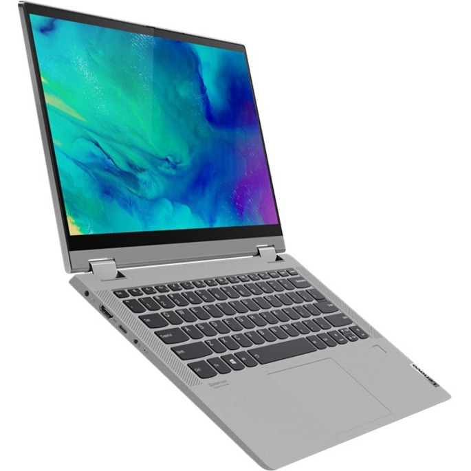 Lenovo IdeaPad Flex 5 14ALC05 82HU0084US 14" Touchscreen Convertible 2 in 1 Notebook - Full HD - 1920 x 1080 - AMD Ryzen 3 5300U Quad-core (4 Core) 2.60 GHz - 4 GB Total RAM - 128 GB SSD - Platinum Gray