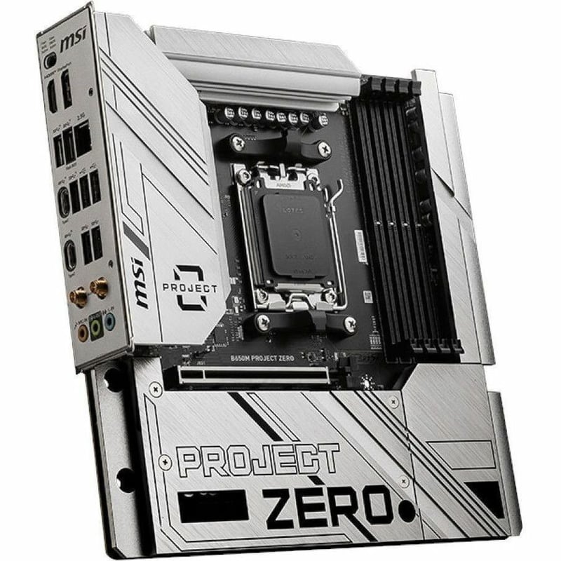 MSI B650M PROJECT ZERO AM5 MICRO-ATX MOTHERBOARD