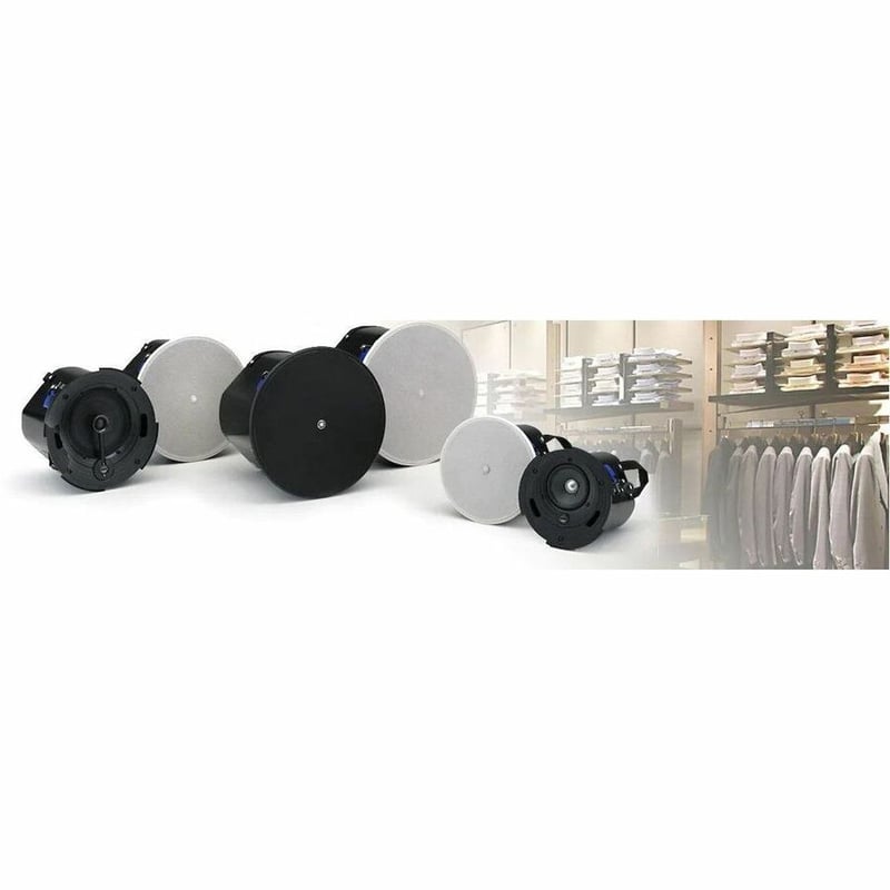 (PAIR) 4 FULL RANGE CEILING SPEAKERS, WHITE VERSION - Thumbnail 5