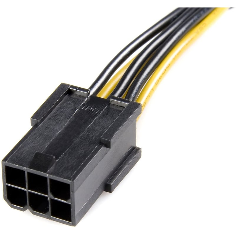 StarTech.com Power Adapter Cable - PCI Express - 6 Pin - 8 Pin - PCIe - Thumbnail 2