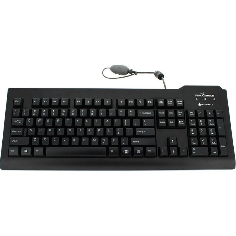Seal Shield Silver Seal Waterproof Keyboard - SSKSV208SE - Thumbnail 1