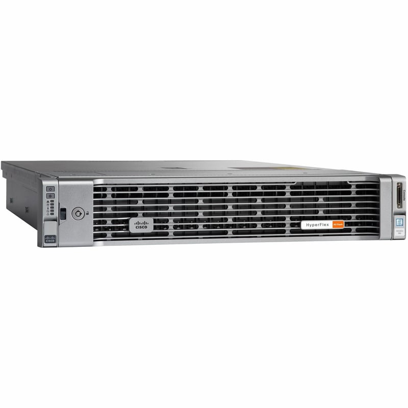 Cisco HyperFlex HX240c M4 2U Rack Server - 2 x Intel Xeon E5-2630 v4 2.20 GHz - 256 GB RAM - 12Gb/s SAS Controller - Thumbnail 1