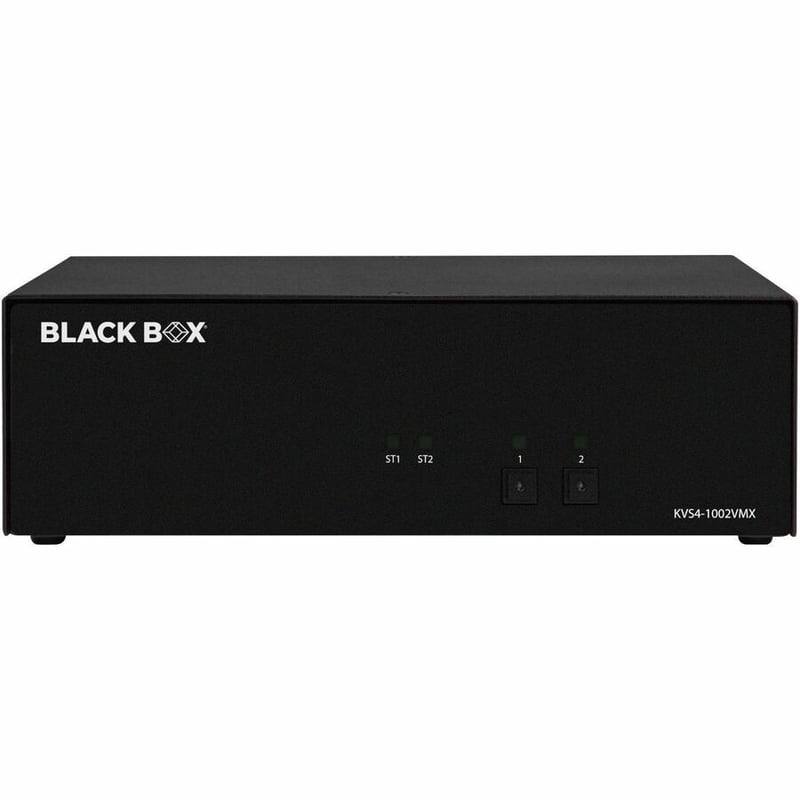 Black Box KVM Switch, NIAP 4.0 Certified - 2-Port, Single-Monitor, DisplayPort with MST, HDMI Out, CAC - Thumbnail 2