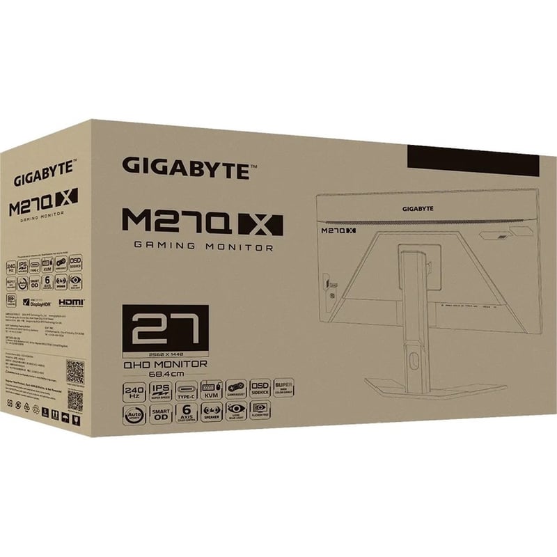 Gigabyte M27Q X 27" Class QHD Gaming LCD Monitor - Thumbnail 3