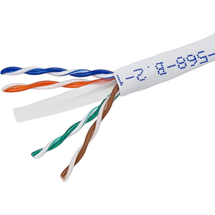 CAT6 UTP STRANDED (CM) 1000FT - WHITE - Thumbnail 2