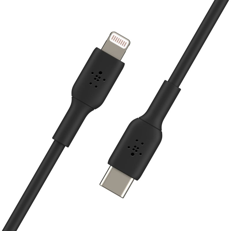 Belkin BoostCharge USB-C to Lightning Cable (1 meter / 3.3 foot, Black) - Thumbnail 3