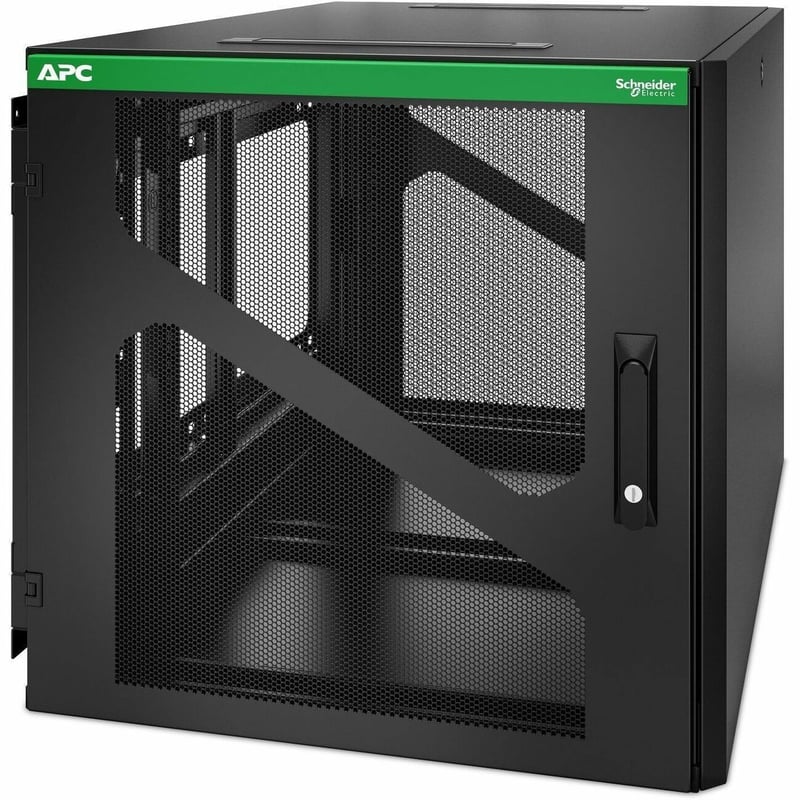 APC NETSHELTER 12U WALLMOUNT RACK ENCLOSURE CABINET SIDE MOUNT UPS DEPTH - Thumbnail 1