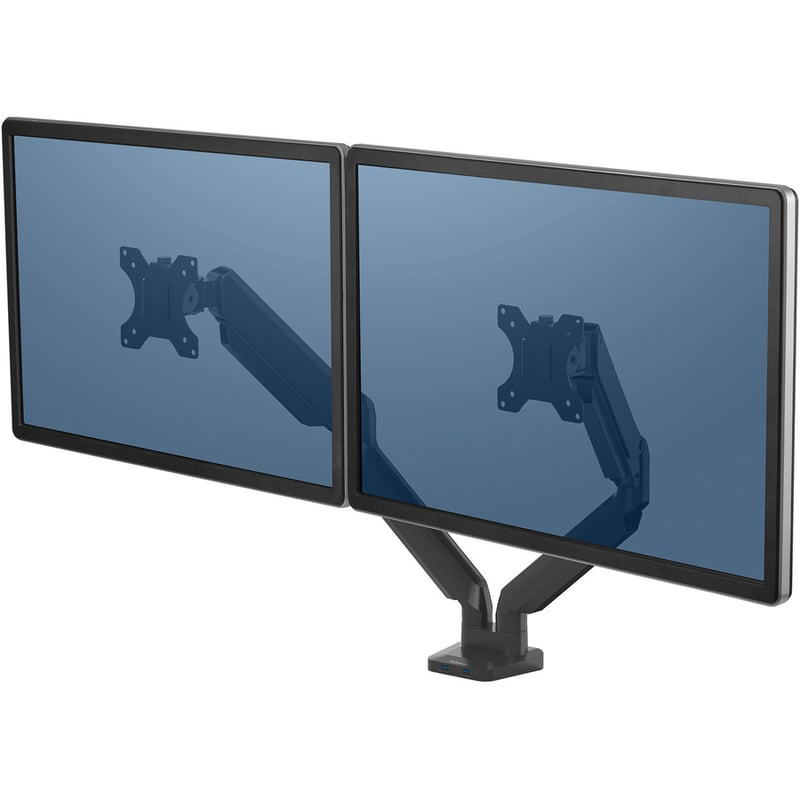 Fellowes Platinum Series Dual Monitor Arm - Thumbnail 4