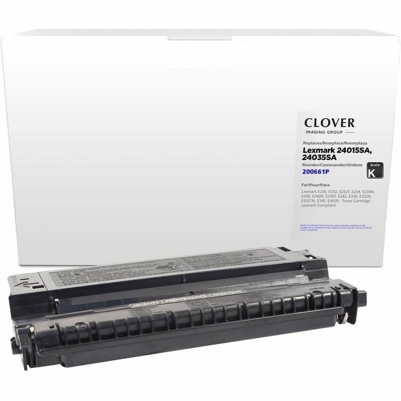Clover Imaging Remanufactured Toner Cartridge for Lexmark E230/E232/E240/E330/E332/E340 - Thumbnail 1