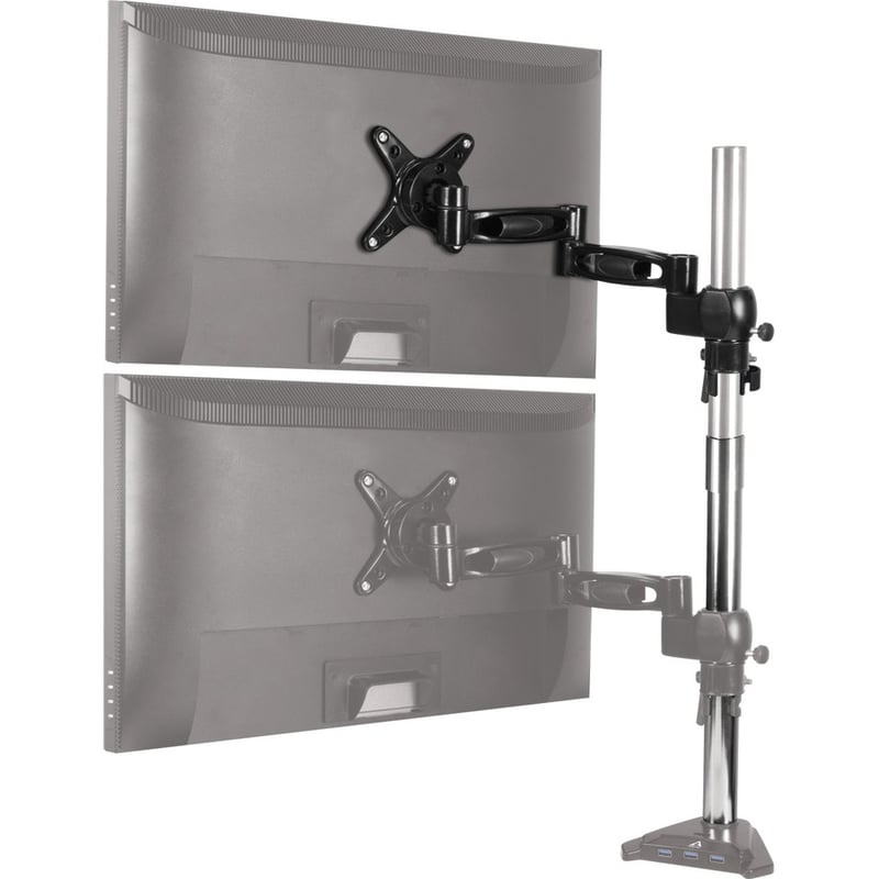 Arctic Mounting Arm for Monitor, Display, Flat Panel Display - Black - Thumbnail 2