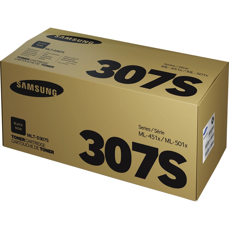 Samsung MLT-D307S (SV077A) MLT-D307 Black Toner Cartridge - Thumbnail 1
