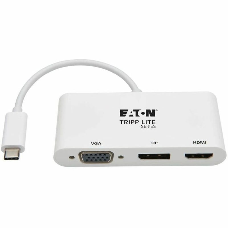 Tripp Lite by Eaton USB-C Triple Display Adapter 4K 60Hz HDMI Displayport and VGA with MST - Thumbnail 3