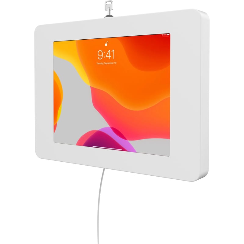 CTA Digital Premium Small Locking Wall Mount (White) - Thumbnail 1