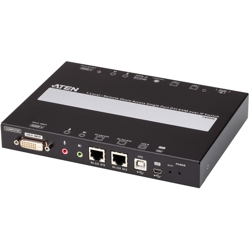ATEN 1-Local/Remote Share Access Single Port DVI KVM over IP Switch - Thumbnail 1