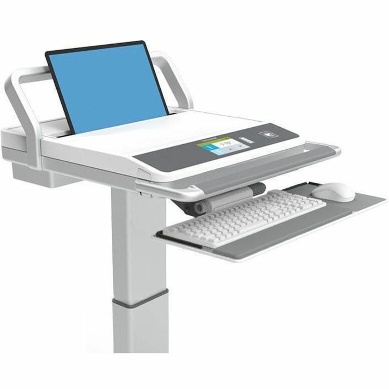 Capsa Healthcare - T7 Powered Cart (T74NNLP2P600) - Powered Mobile Computing Cart - 120V Power System - Electronic Lift - 655Wh Battery - Thumbnail 4
