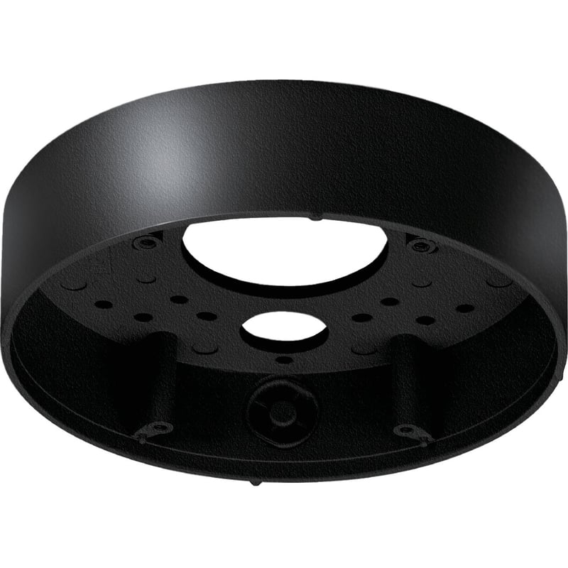 BASE MOUNT BRACKET FOR OUTDOOR DOME CAMERA (BLACK)