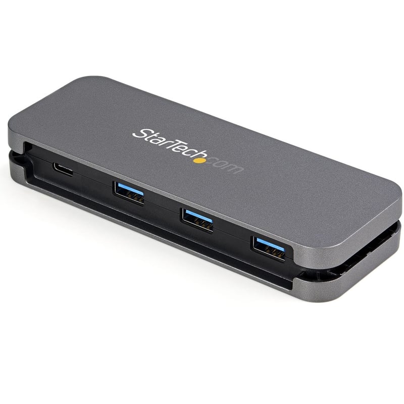 StarTech.com 4 Port USB C Hub - 3x USB-A/1xUSB-C - 5Gbps USB 3.0 Type-C Hub (3.2 Gen 1) - Bus Powered - 11.2" Cable w/ Cable Management - Thumbnail 3