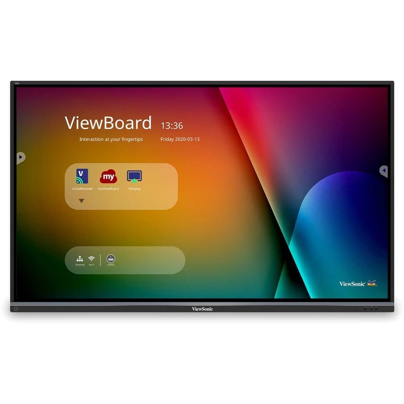 ViewSonic ViewBoard IFP8650-E1 - 4K Interactive Display with WiFi Adapter and Fixed Wall Mount - 350 cd/m2 - 86" - Thumbnail 3
