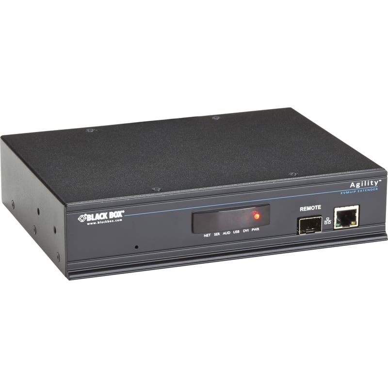 Black Box Agility KVM Over-IP-Matrix Receiver - DVI-D, USB 2.0 - Thumbnail 1