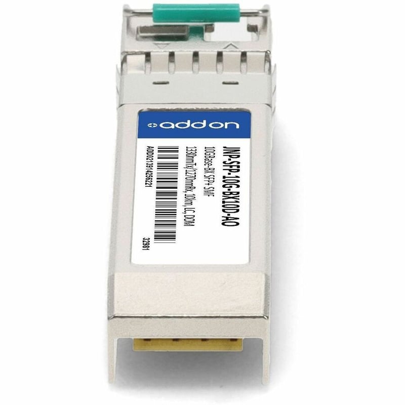 AddOn Juniper Networks JNP-SFP-10G-BX10D Compatible TAA Compliant 10GBase-BX SFP+ Transceiver (SMF, 1330nmTx/1270nmRx, 10km, LC, DOM) - Thumbnail 4