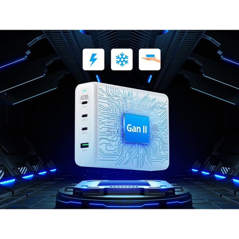 SIIG 240W GaN PD 3.1 Charger - 3C1A - Thumbnail 4