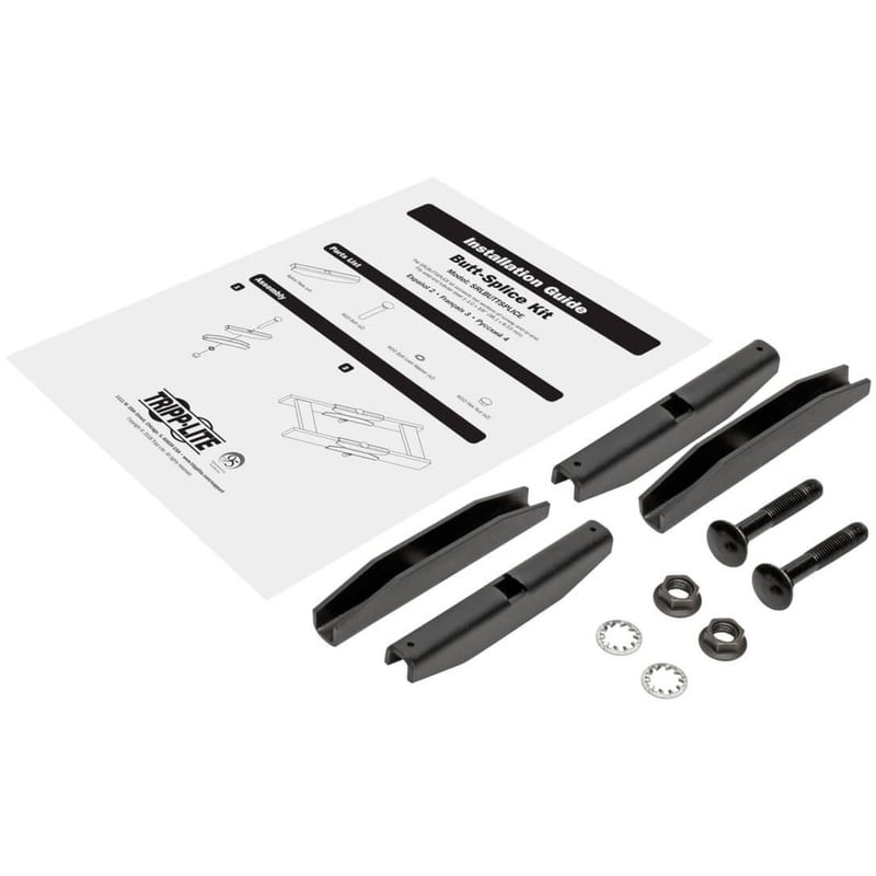 Tripp Lite by Eaton Butt-Splice Kit for Straight and 90-Degree Ladder Runway Sections - Hardware Included - Thumbnail 4