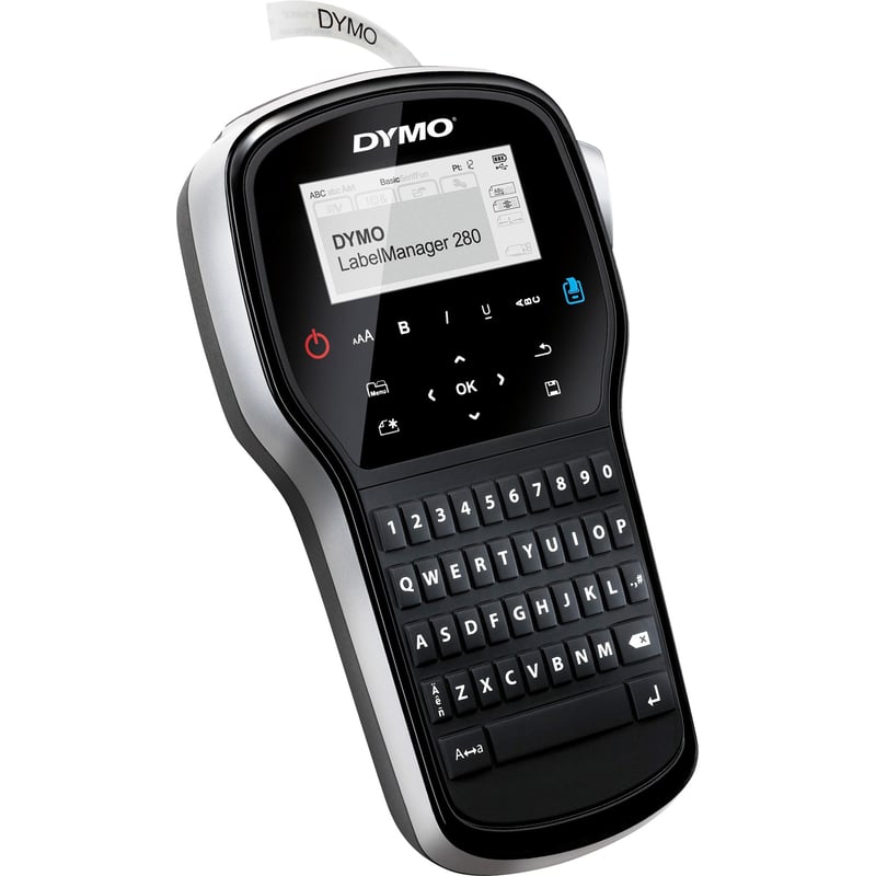 RECHARGEABLE HANDHELD LABEL MAKER WITH PC OR MAC CONNECTION - 1 YEAR WARRANTY - Thumbnail 1