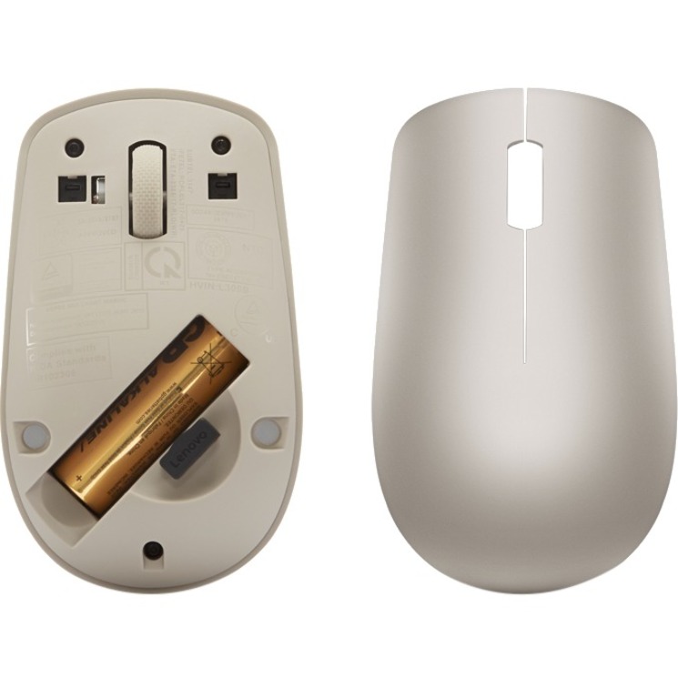 Lenovo 530 Wireless Mouse (Almond) - Thumbnail 3