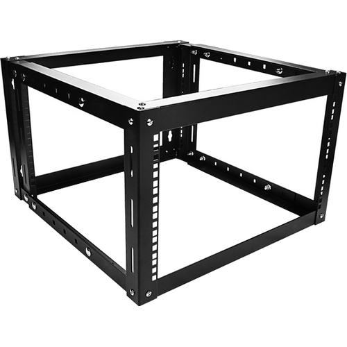 Claytek 6U 800mm Adjustable Wallmount Server Cabinet with 1U Supporting Tray - Thumbnail 1