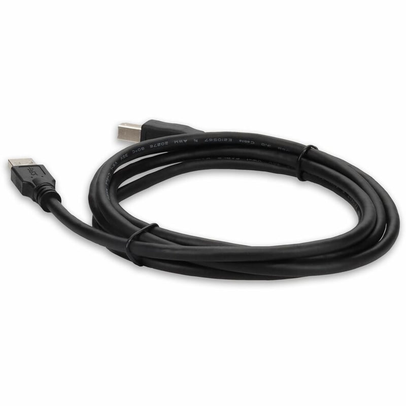 AddOn 1ft USB 3.0 (A) Male to USB 3.0 (B) Male Black Cable - Thumbnail 3