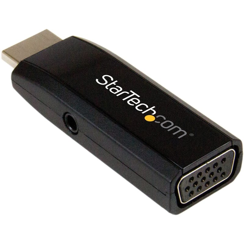 StarTech.com HDMI to VGA Converter with Audio - Compact Adapter - 1920x1200 - Thumbnail 2