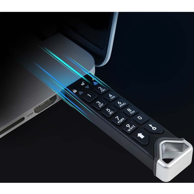 ISTORAGE DATASHUR PRO2 64GB FIPS140-2 LEVEL3 HARDWARE ENCRYPTED - Thumbnail 4