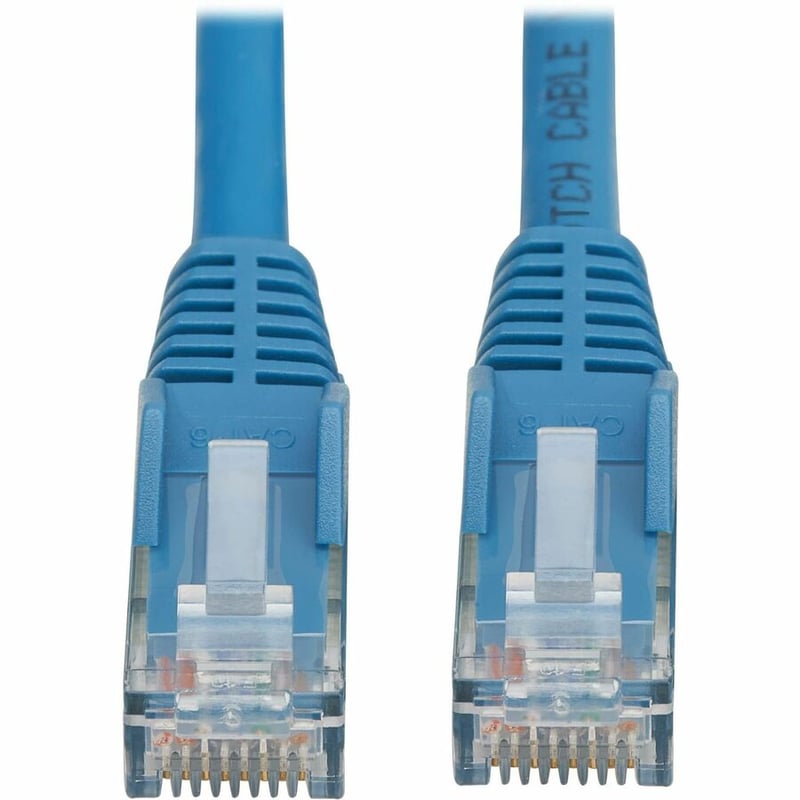 Eaton Tripp Lite Series Cat6 Gigabit Snagless Molded UTP Ethernet Cable (RJ45 M/M), PoE, LSZH, Blue, 3 m (9.8 ft.) - Thumbnail 5