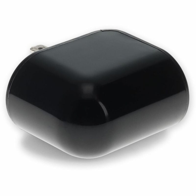 Wall Charger 2X USB-A 2.0 5V at 2.4A Single port or 5V at 1A Dual port 12W total, Black - Thumbnail 5