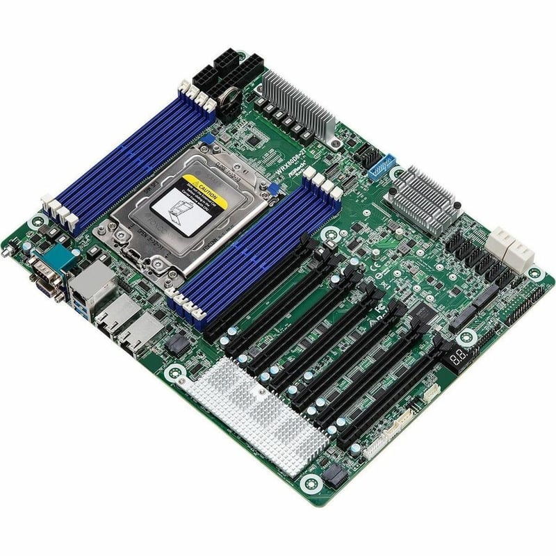 ASROCK RACK MB WRX80D8-2T ATX SERVER MOTHERBOARD SINGLE SOCKET SP3 (LGA4094) AM - Thumbnail 2