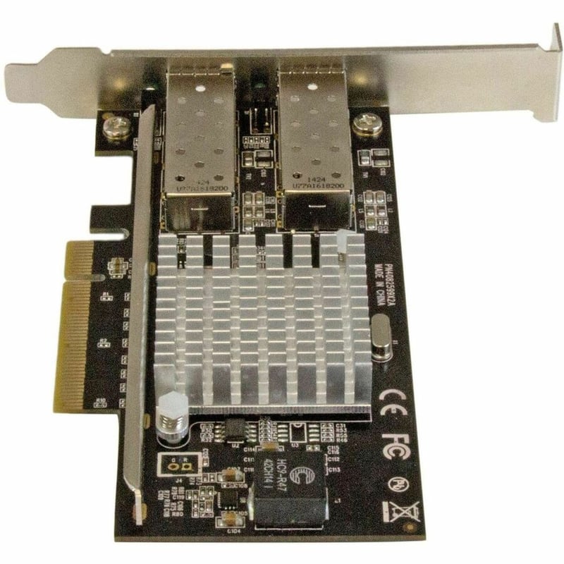 StarTech.com 10G Network Card - 2x 10G Open SFP+ Multimode LC Fiber Connector - Intel 82599 Chip - Gigabit Ethernet Card - Thumbnail 3