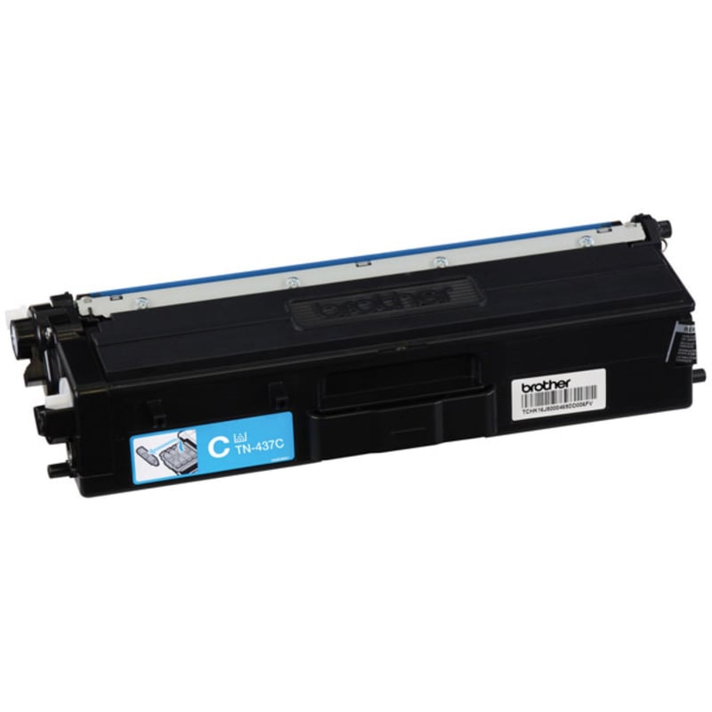 Brother TN437C Original Ultra High Yield Laser Toner Cartridge - Cyan - 1 Each - Thumbnail 1