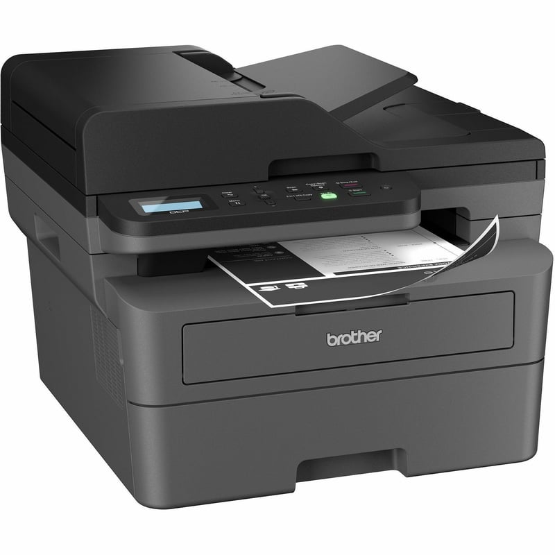 Brother Wireless DCP-L2640DW Compact Monochrome Multi-Function Laser Printer with Print, Copy and Scan, Duplex and Mobile Printing - Thumbnail 1
