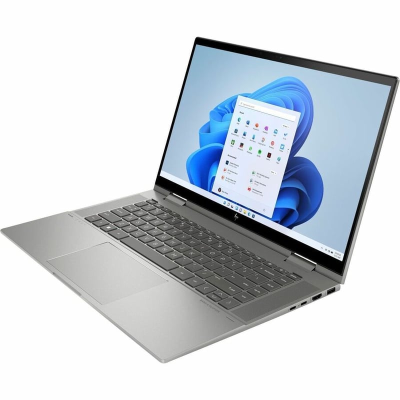 HPI SOURCING - NEW ENVY x360 15-ew1000 15-ew1010nr 15.6" Touchscreen Convertible 2 in 1 Notebook - Full HD - Intel Core i7 13th Gen i7-1355U - Intel Evo Platform - 8 GB - 512 GB SSD - Mineral Silver Aluminum - Thumbnail 4