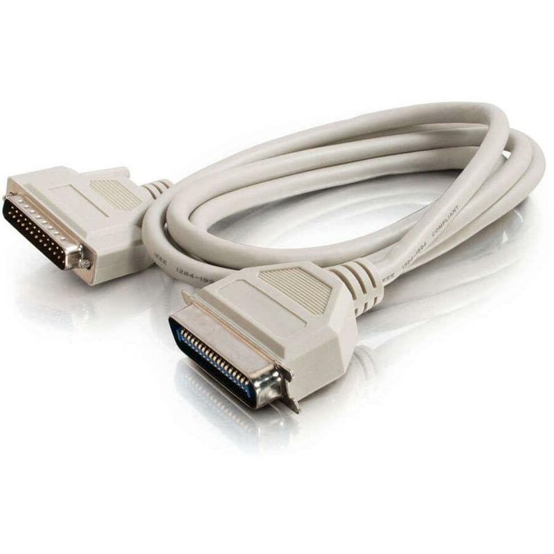 50FT IEEE-1284 DB25 MALE TO CENTRONICS 36 MALE PARALLEL PRINTER CABLE - Thumbnail 2