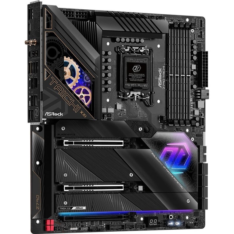 2 PCIE 5.0 X16, 5 M.2 SLOTS, 2.5GB LAN, WIFI 6E, HDMI 2.1 PORT, 5.1 AUDIO ALC408 - Thumbnail 5