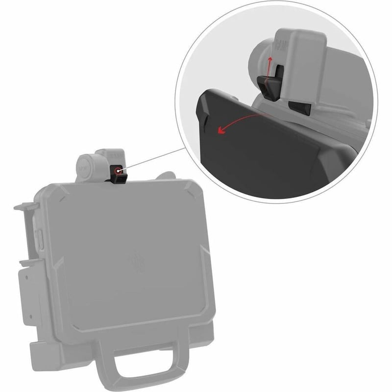 RAM Mounts POWERED Dock for Zebra ET6x - Thumbnail 5