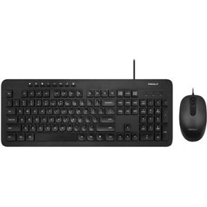 Macally Deluxe Full Size USB Keyboard and Optical USB Mouse Combo For PC - Thumbnail 1