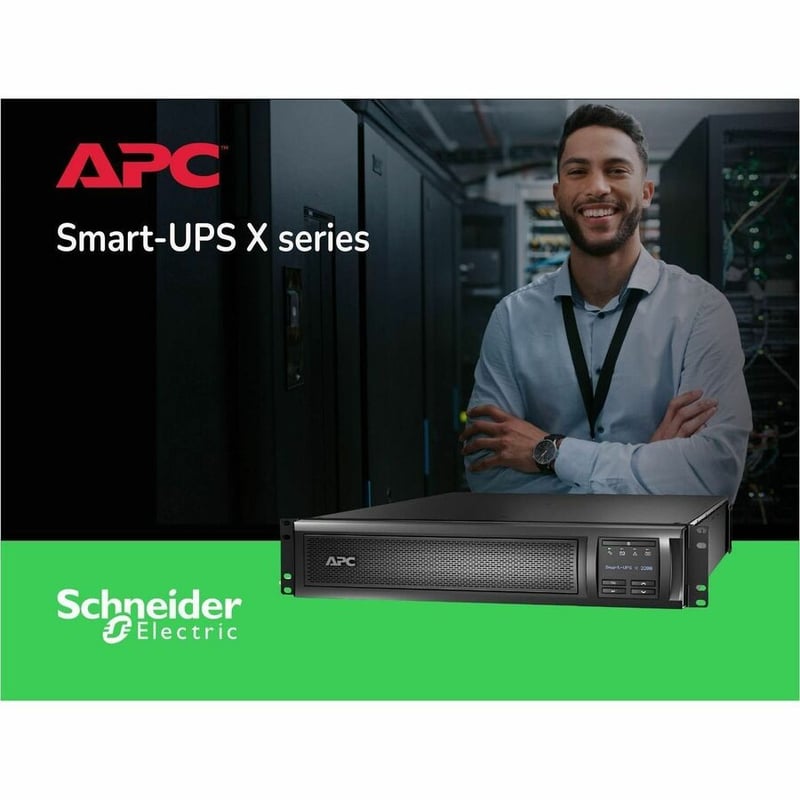 APC by Schneider Electric Smart-UPS X SMX2200RMLV2U 2200 VA Rack-mountable UPS - Thumbnail 3