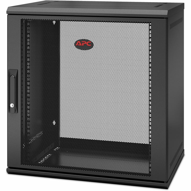 APC by Schneider Electric NetShelter WX 12U Single Hinged Wall-mount Enclosure 400mm Deep - Thumbnail 1