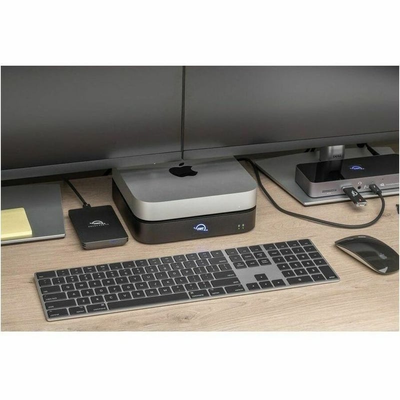 OWC MINISTACK STX 0TB THUNDERBOLT STORAGE ENCLOSURE - BLACK - FOR 1XSATA HDD/SSD - Thumbnail 3