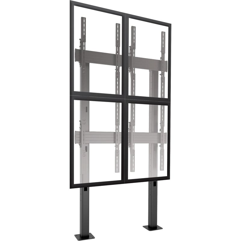 Chief FUSION 2 x 2 Portrait Micro-Adjustable Large Bolt-Down Freestanding Video Wall - Thumbnail 2